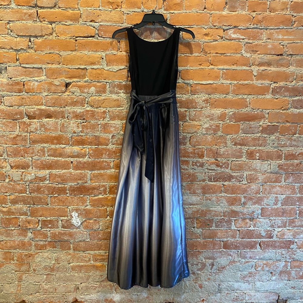 Full length gown.